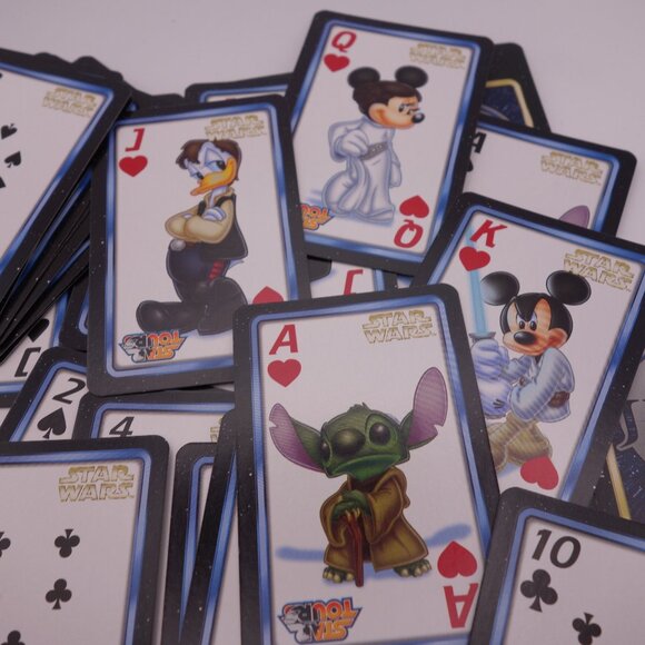 Disney Parks Star Wars Duel Deck of Playing Cards Set with Collectible Tin - Picture 14 of 16